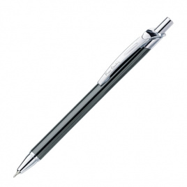 Ручка подарочная шариковая PIERRE CARDIN Actuel, корпус черный, алюминий, хром, синяя, PC0501BP
