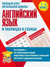 Английский язык в таблицах и схемах. 1-4 класс. Полный курс начальной школы. /Сидорова.