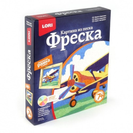 LORI Фреска. Карт.из песка Аэроплан Кп- 030