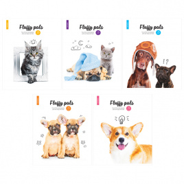 Тетрадь 24л., клетка ArtSpace Pets