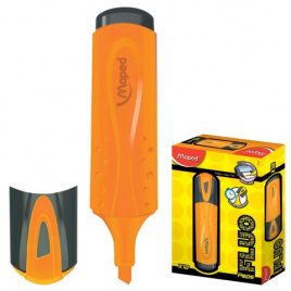 Текстмаркер MAPED (Франция) Fluo Pep's Classic, скошенный наконечник 1-5 мм, оранжевый, 742535