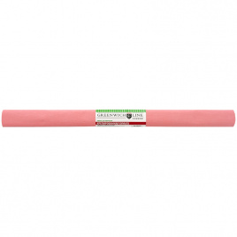 Бумага крепированная Greenwich Line, 50*250см, 32г/м2, коралловая, в рулоне