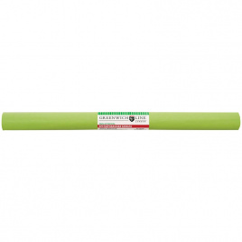 Бумага крепированная Greenwich Line, 50*250см, 32г/м2, светло-салатовая, в рулоне
