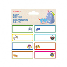 Наклейки в наборе бумага 61*21 Game ON 08шт/уп е/п DEVENTE 8004190