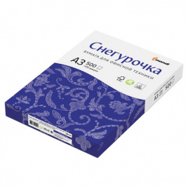 Бумага офисная А3, класс C, СНЕГУРОЧКА, 80 г/м, 500 л., Сыктывкар, белизна 146% (CIE)