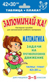 Математика.Задачи на противоположное движение 3-5 кл