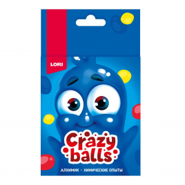 Оп-101 Химические опыты.Crazy Balls Жёлтый, синий и красный шарики