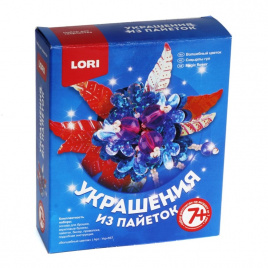 LORI Украшения из пайеток БрошкаВолш цвУкр-037