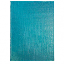 Тетрадь на кольцах А5, 120л., Hatber Metallic, бумвинил, мята