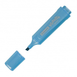 Текстовыделитель Luxor Textliter Metallic голубой, 1-5мм.