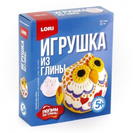 LORI Игрушка из глины Сова Гл-013