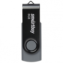 Память Smart Buy Twist  8GB, USB 2.0 Flash Drive, черный