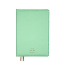 Ежедневник А5 160л кожзам/поролон I Love Cat! мятный тонир/блок DEVENTE 2234310