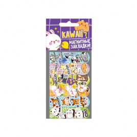 Закладка для книг магнитная Кавай 6шт/уп CENTRUM 70754