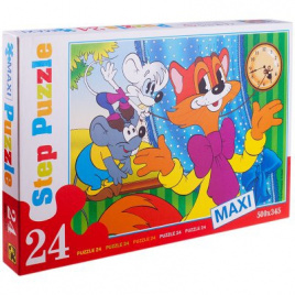 Пазл   24 эл. maxi Step Puzzle Союзмультфильм. Кот Леопольд