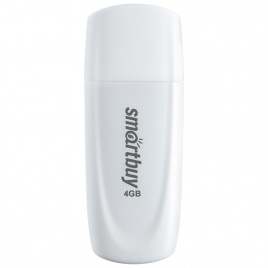 Память Smart Buy Scout  4GB, USB 2.0 Flash Drive, белый