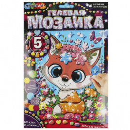 Гелевая мозаика 17*23 см лиса МУЛЬТИ АРТ в кор.100шт