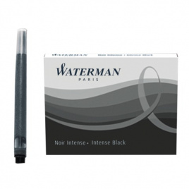 Картриджи чернильные WATERMAN, КОМПЛЕКТ 8 шт., S0110850, черные