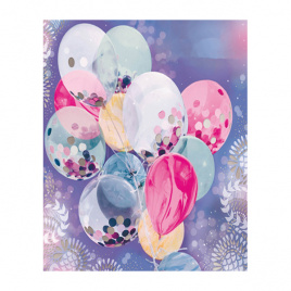 Пакет подарочный 18*23*08см бумага Balloons in the sky ассорти DEVENTE 9041242