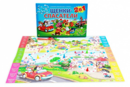 Настольная игра 2 в 1. ЩЕНКИ-СПАСАТЕЛИ (Арт. ИН-7913)