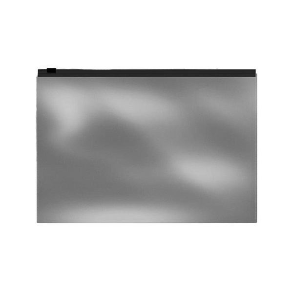 Папка-конверт на молнии B5 0,18мм Glossy Ice Metallic серебряный ERICH KRAUSE 54983 фото 1