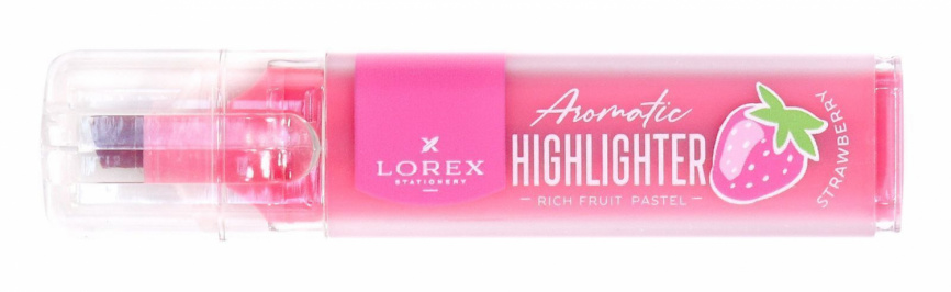 Маркер текстов. ароматизированный LOREX RICH FRUIT.PASTEL 1-3,5 мм фламинго скошенный фото 1