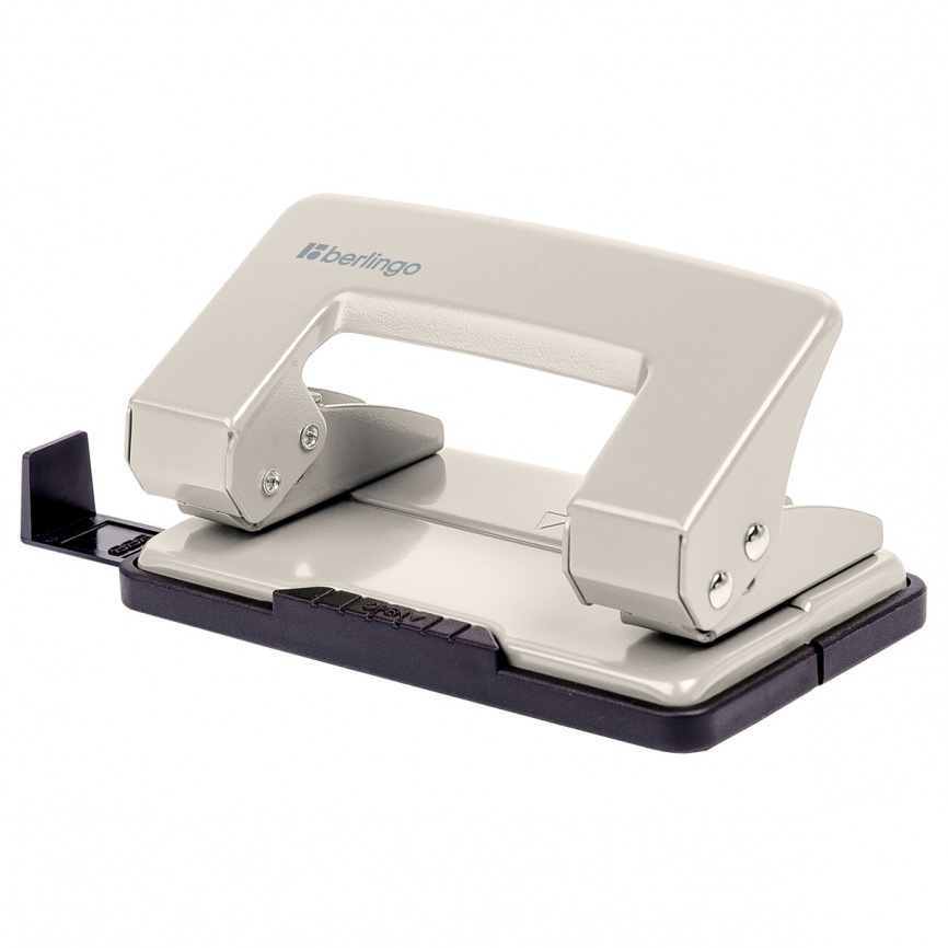 Дырокол Berlingo Universal 10л., металлический, серый фото 1