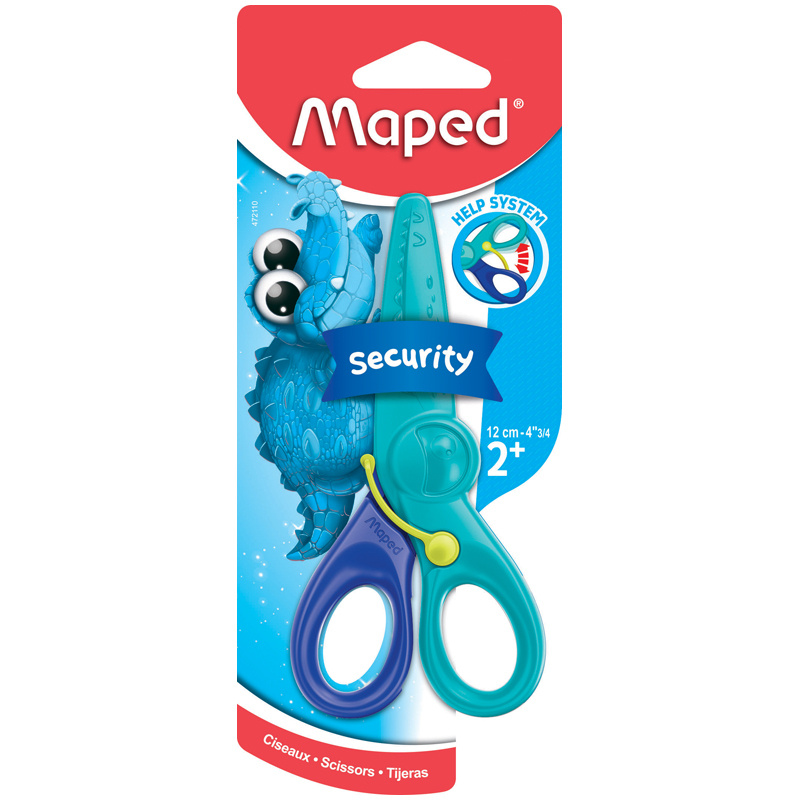 Ножницы детские пластиковые Maped Kidi Pulse 12см, европодвес фото 1