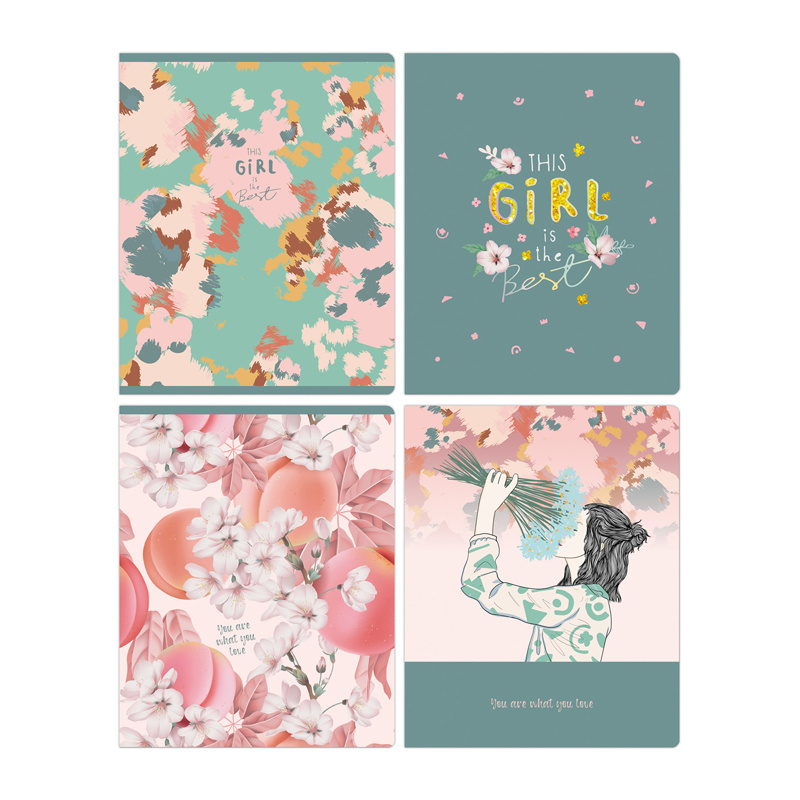 Тетрадь 80л., А5, линия BG Ты - лучшая, матовая ламинация фото 1