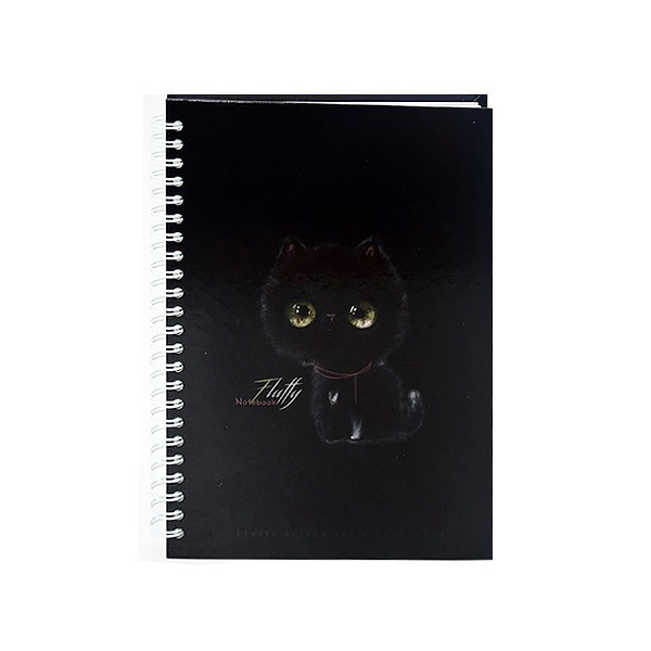 Книжка записная А5 96л клетка/гребень тв ламин Котенок АППЛИКА С0598-74 фото 1