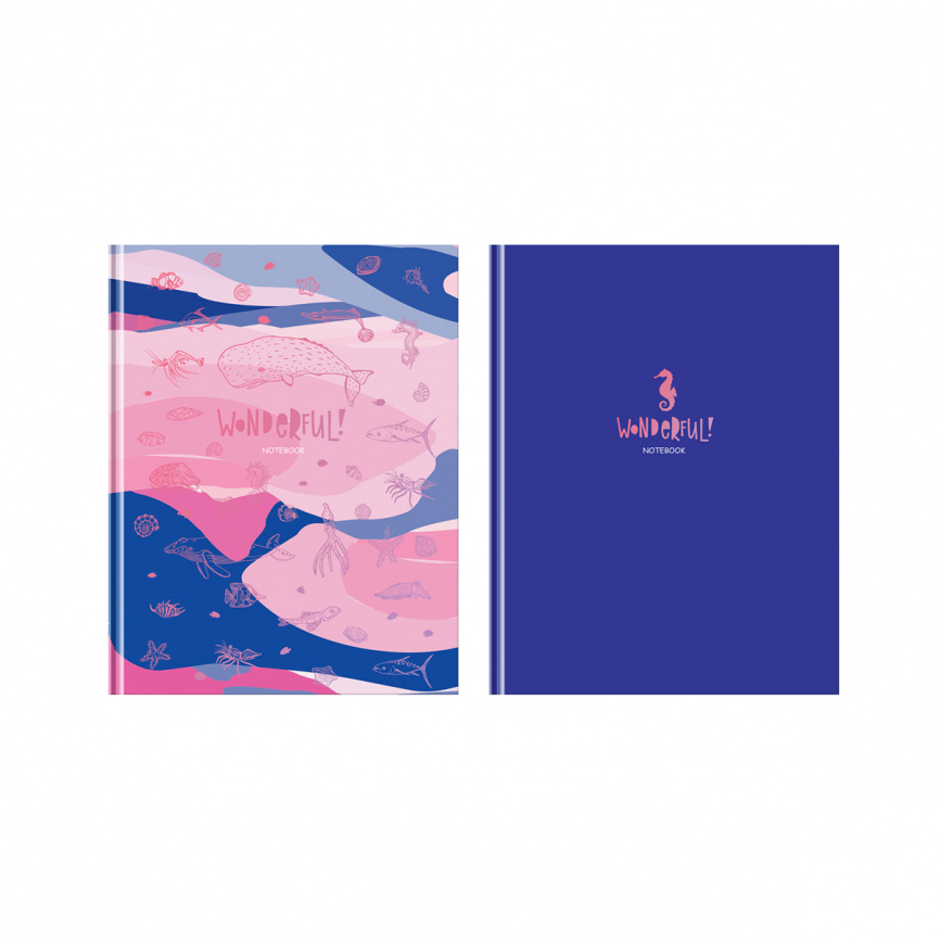 Бизнес-блокнот А5, 80л., евроформат, BG Wonderful, матовая ламинация, тиснение фольгой фото 1